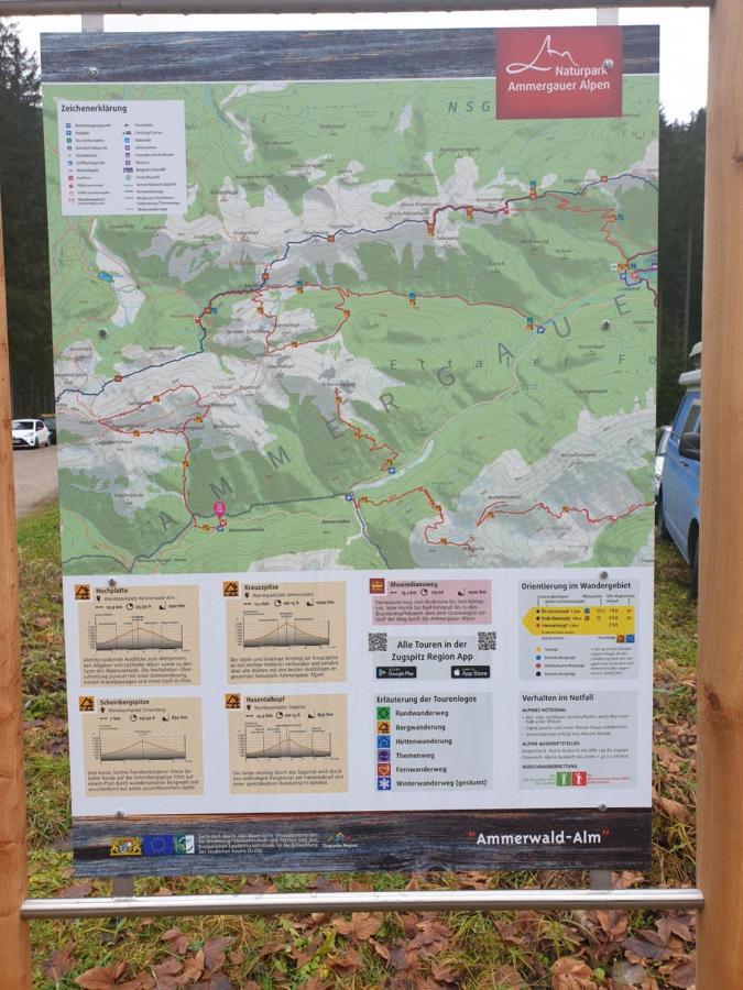 Ammerwald Alm Plansee Buitenkant foto